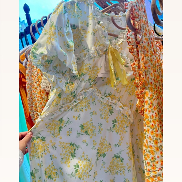 Doen Orianna Dress Salt May Bell Floral - Picture 7 of 10